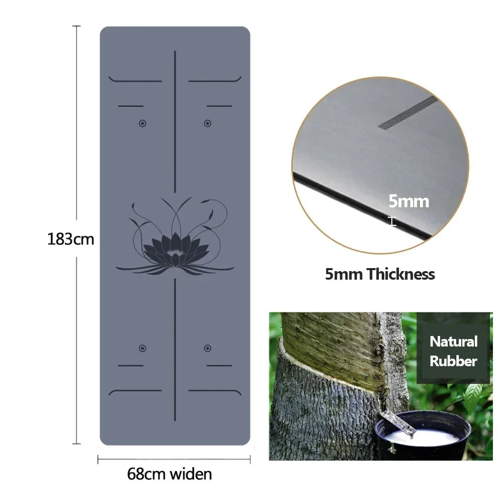 Professional Natural Rubber Yoga Mat-1